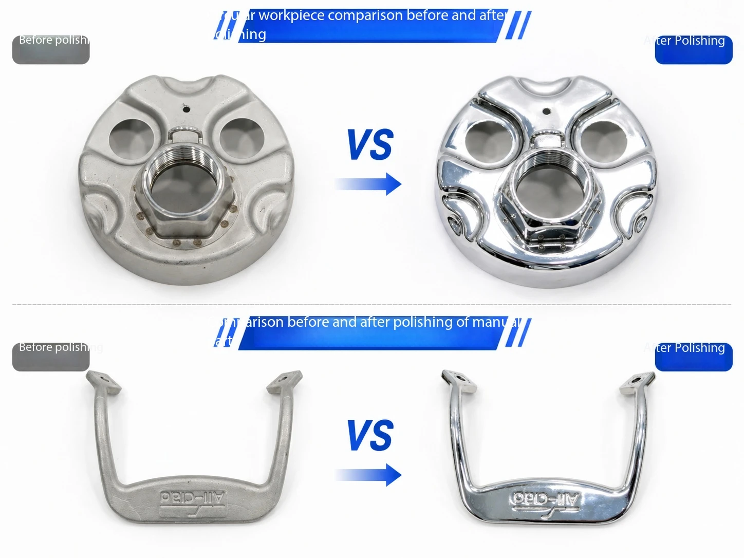before and after polishing before and after polishing